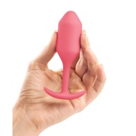 Plug Anal con Peso b-Vibe Snug 2 114 g Coral