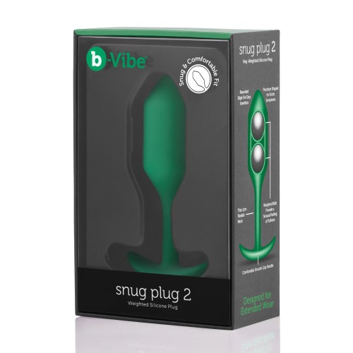 Plug Snug Ponderado b-Vibe 2 - Comodidad y Placer