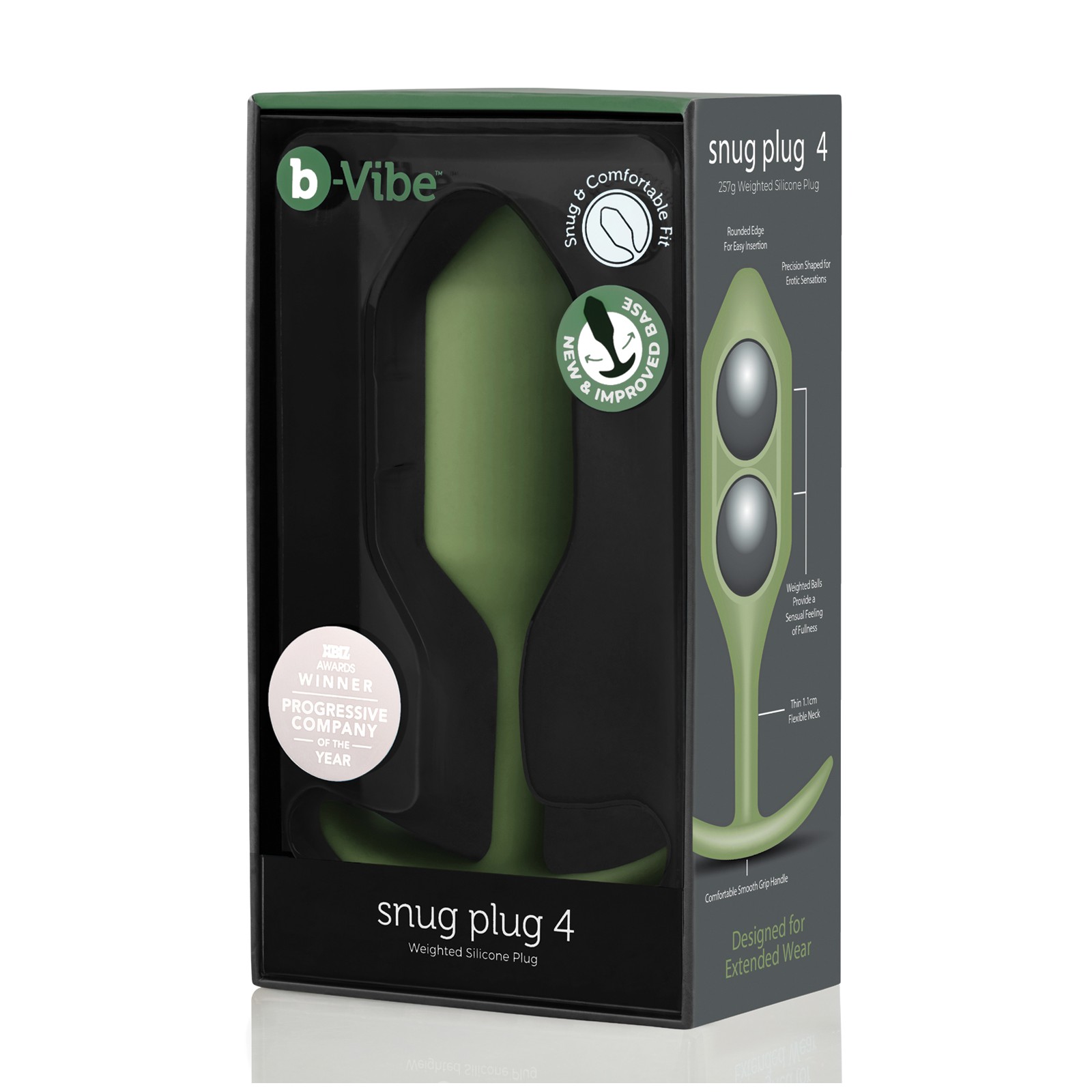 b-Vibe Weighted Snug Plug 4 - Fullness and Comfort