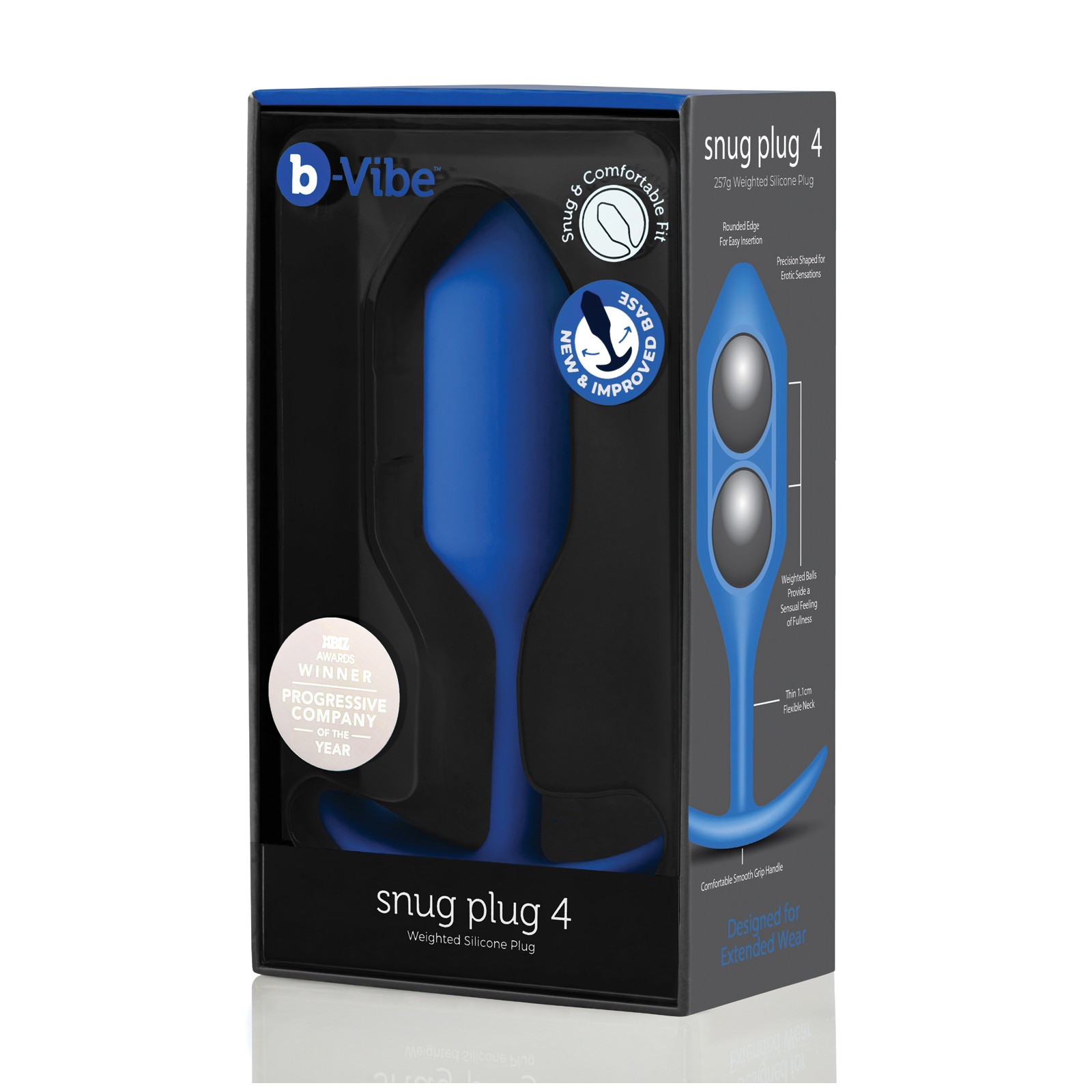 b-Vibe Snug Plug Pesado 4 - 256 g Navy