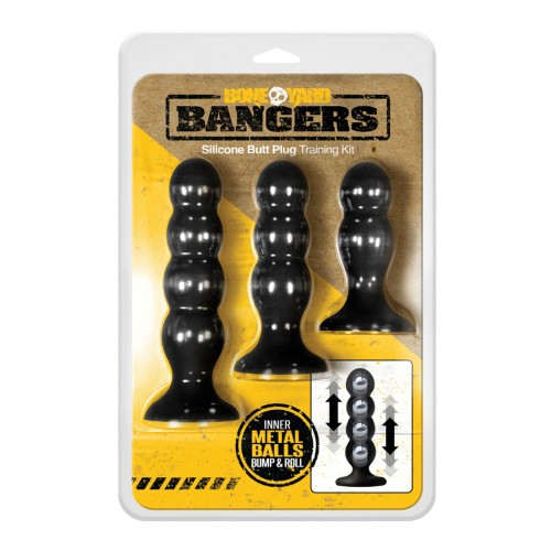 Boneyard Bangers Butt Plug Training Kit Black