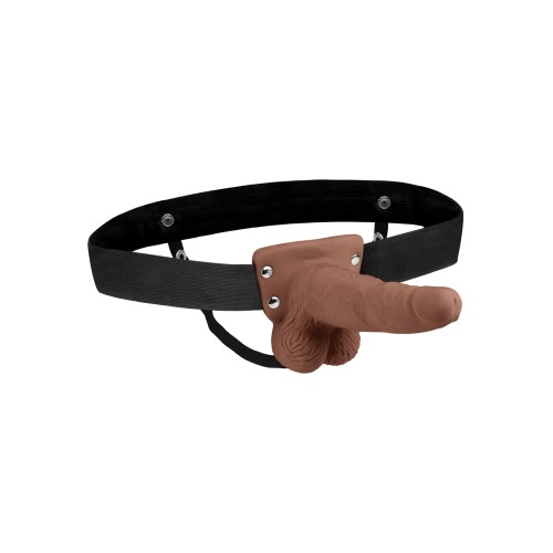 Lux Fetish Rechargeable Strap-On Brown