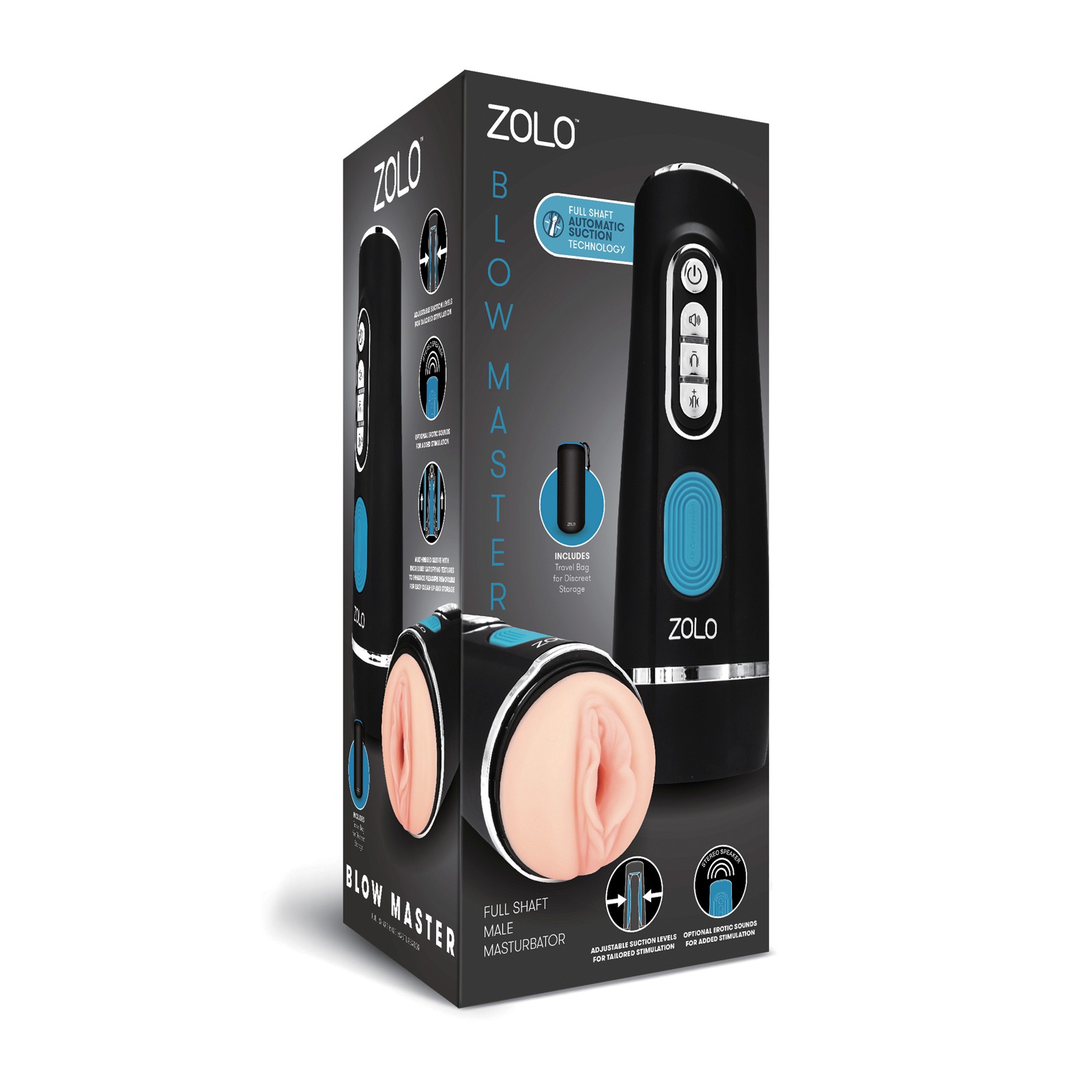 ZOLO Blow Master Masturbador Masculino - Marfil