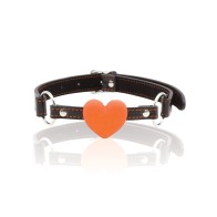 The 9's Orange is the New Black Silicone Heart Gag