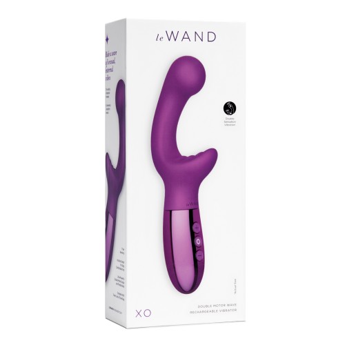 Le Wand XO Double Motor Wave Vibrator Cherry