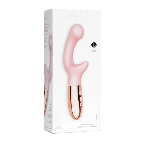 Le Wand XO Double Motor Vibrator - Rose Gold Edition