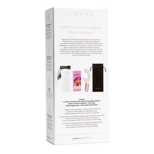 Le Wand XO Double Motor Vibrator - Rose Gold Edition