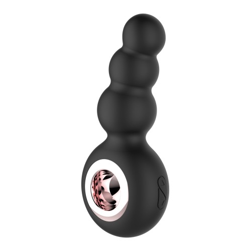 Gender Fluid Quiver Anal Ring Bead Vibe - Black