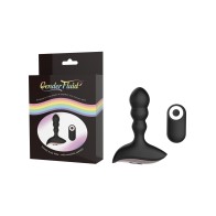 Vibrador Anal Gender Fluid Shake Control Remoto Negro