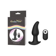 Gender Fluid Twirler Anal Vibe with Remote Black