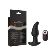 Gender Fluid Twirler Anal Vibe with Remote Black