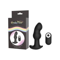 Vibrador Anal Gender Fluid Frission con Control Remoto - Negro