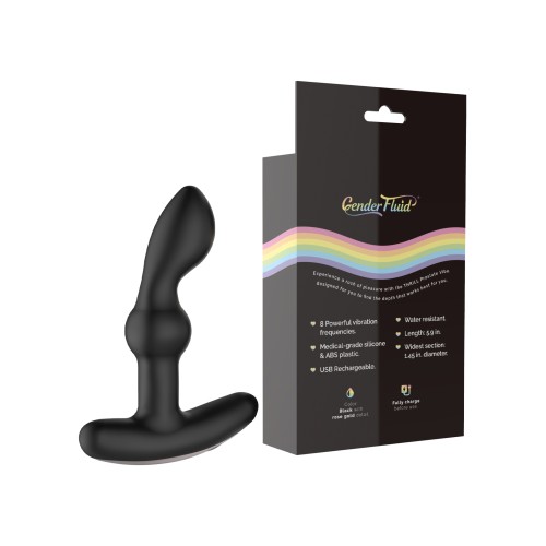 Vibrador Prostate de Género Fluido Negro