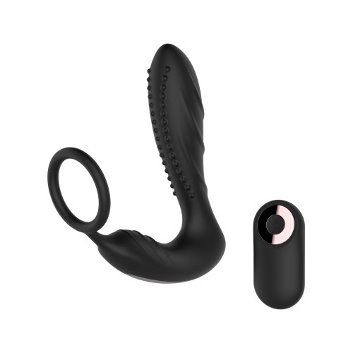 Vibrador Prostate Enrapt Gender Fluid con Control Remoto Negro