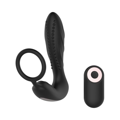 Gender Fluid Enrapt Prostate Vibe with Remote Black