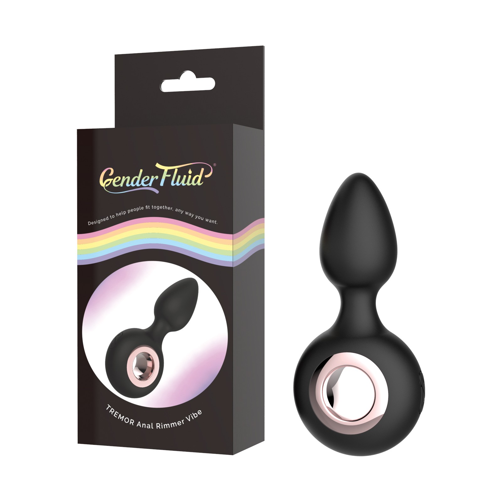 Gender Fluid Tremor Anal Vibe Black - Explore Versatility