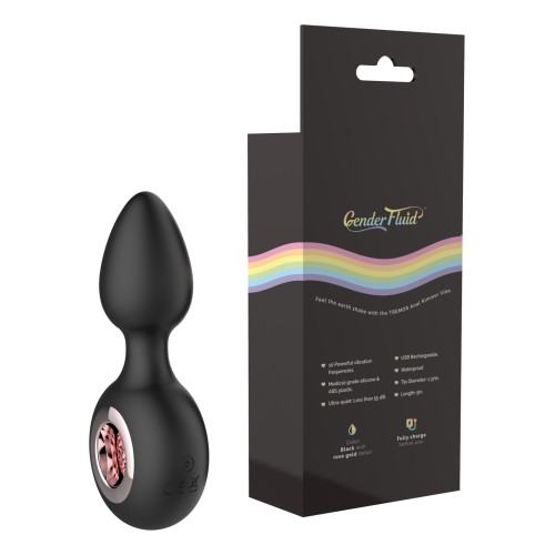 Vibrador Anal Gender Fluid Tremor Negro - Explora la Versatilidad