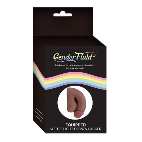 Soft Packing Dildo Light Brown