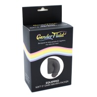 Gender Fluid 5 Inch Equipped Soft Packer Dark Brown