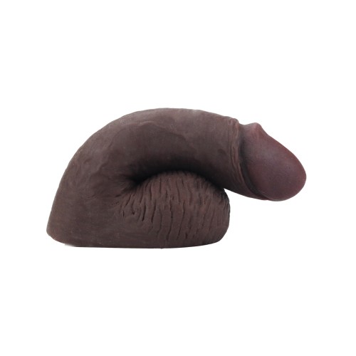 Gender Fluid 5 Inch Equipped Soft Packer Dark Brown