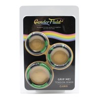 Conjunto de Anillos de Tensión Gender Fluid Grip Me! Camo