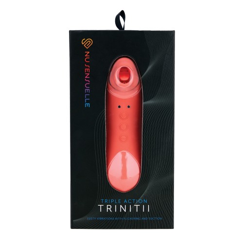 Vibrador de Lengua Nu Sensuelle Trinitii - Coral