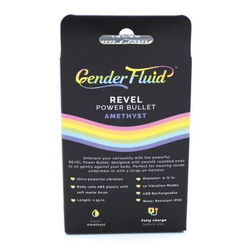 Bullet Vibrador Gender Fluid Revel - Púrpura