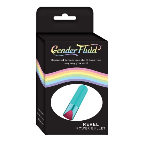 Gender Fluid Revel Power Bullet Aqua - Ultimate Pleasure