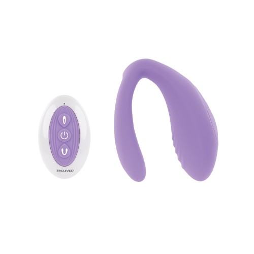 Evolved Petite Tickler Mini Vibe Remote Purple