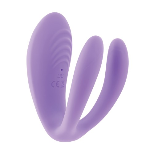 Vibrador Mini Evolved Petite Tickler con Control Remoto Púrpura