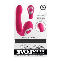 Masajeador de Doble Uso Evolved Buck Wild Rosa