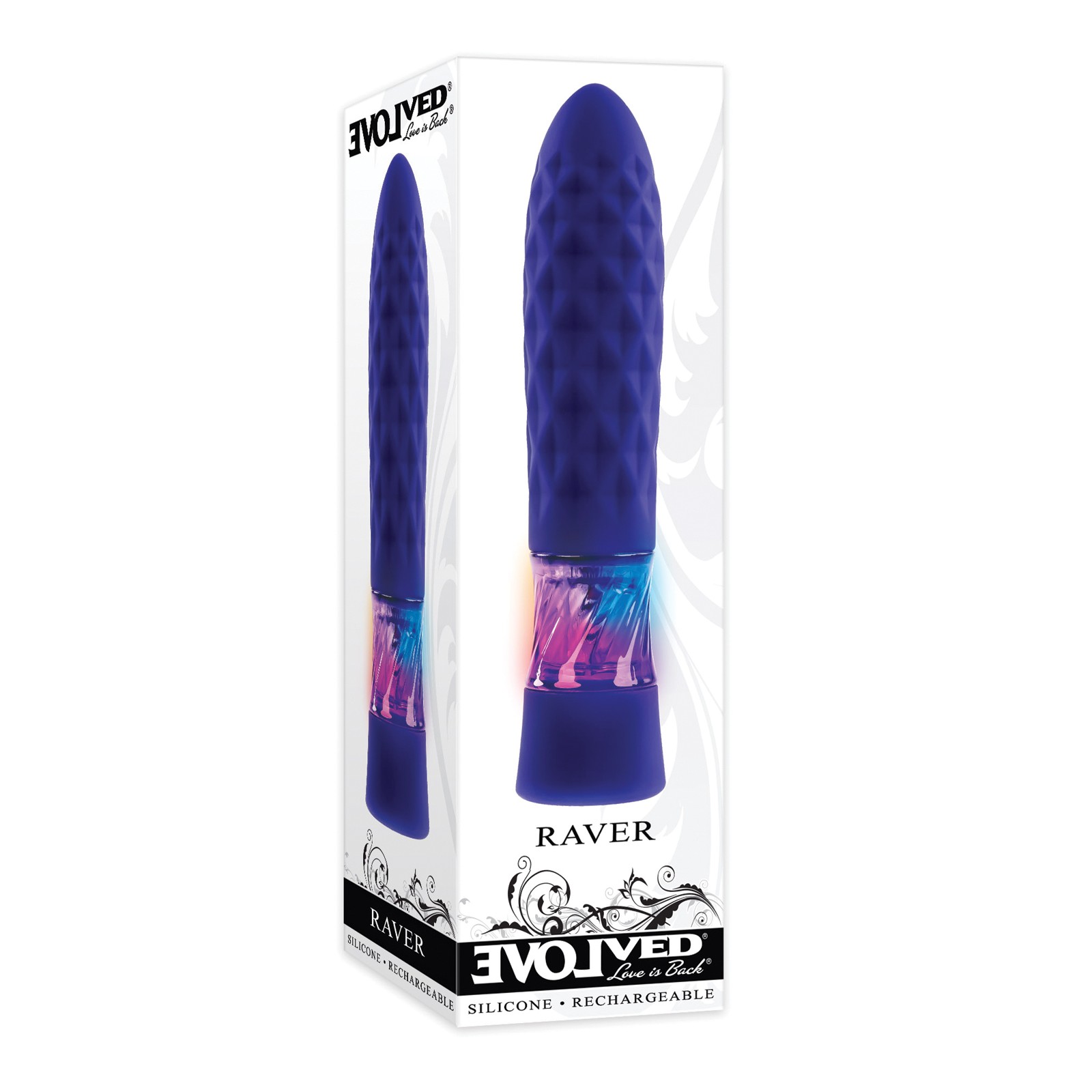 Evolved Raver Light Up Bullet - Purple Vibrator