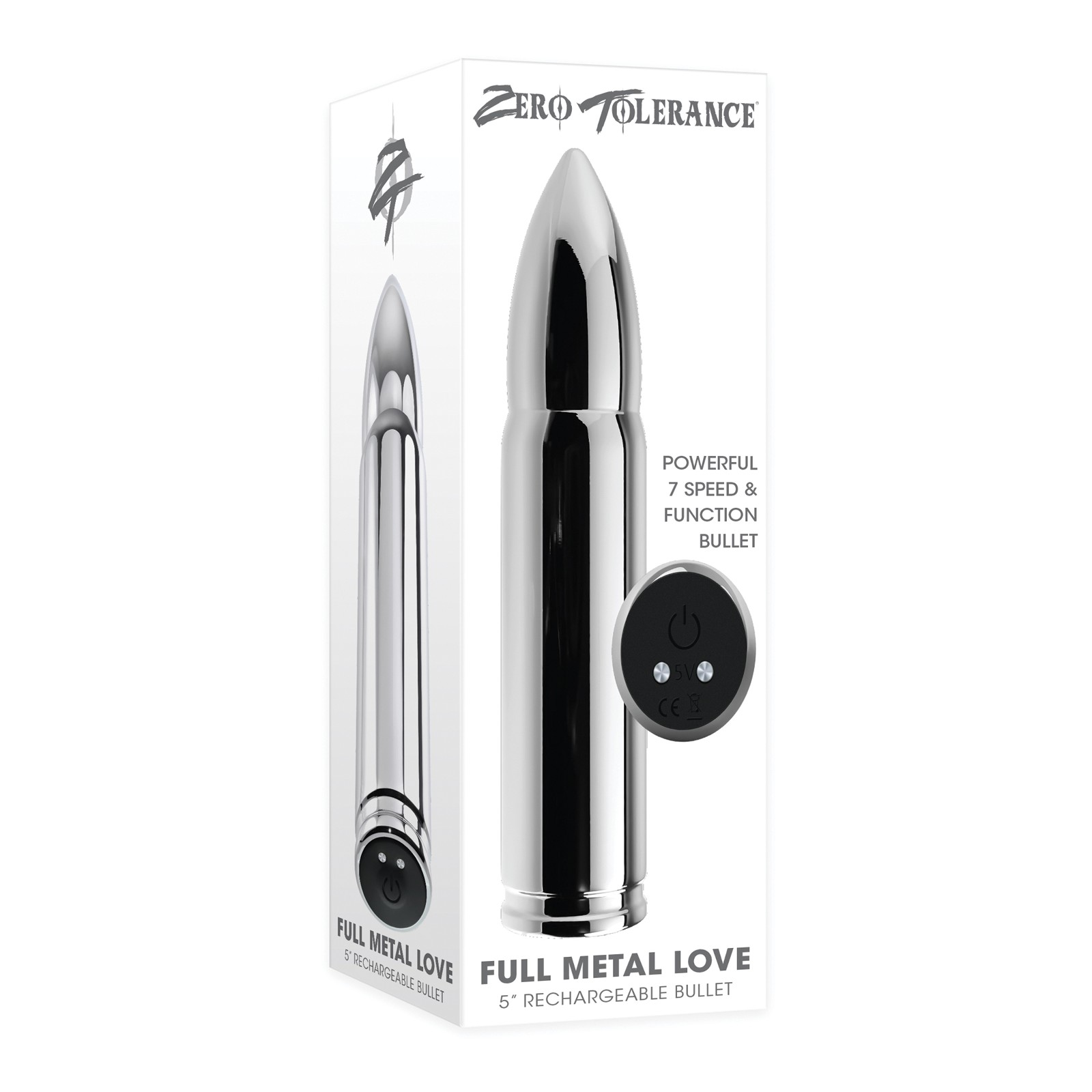 Zero Tolerance Chrome Love Bullet for Ultimate Pleasure