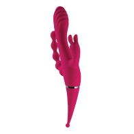 Gender X Four by Four Vibrator Burgundy