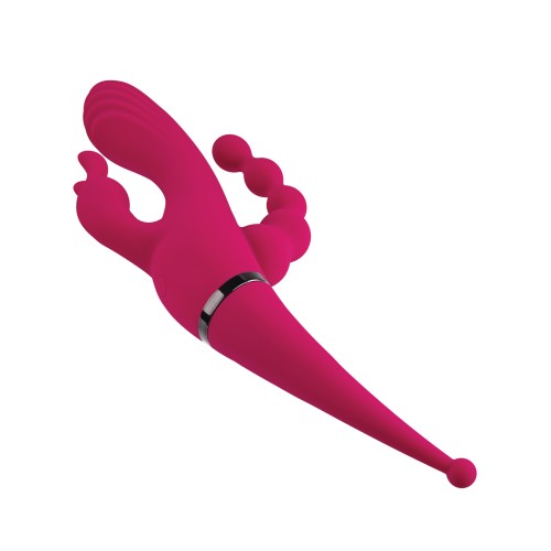 Vibrador Gender X Cuatro por Cuatro Burdeos