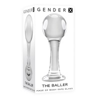 Gender X The Baller Plug de Vidrio Transparente