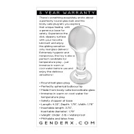 Gender X The Baller Glass Plug Clear