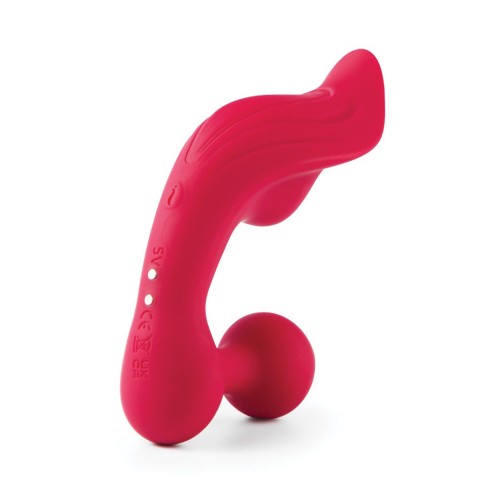 Lamia Dual Clit Anal Vibrator with USB Charging