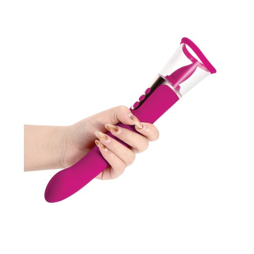 Succion G-Spot Sucking Vibrator 3 Function Purple