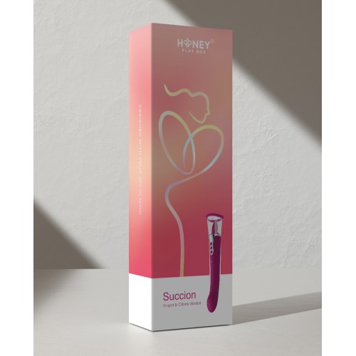 Succion G-Spot Sucking Vibrator 3 Function Purple