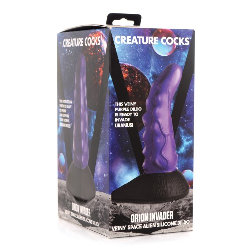 Creature Cocks Orion Invader Dildo Purple Black