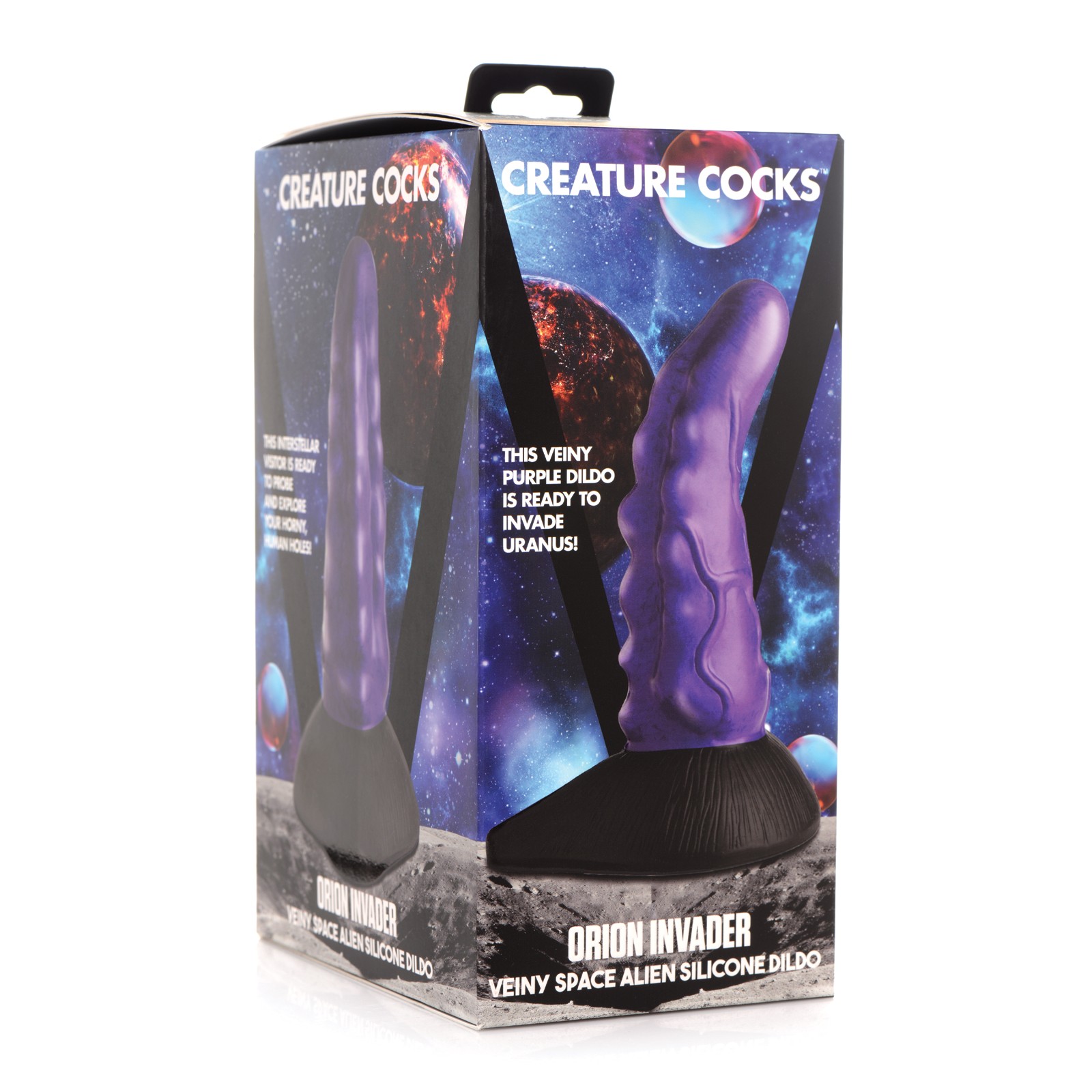 Creature Cocks Orion Invader Dildo Purple Black