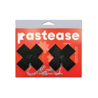 Pastease Chain Plus X Liquid Cross - Sexy Nipple Covers