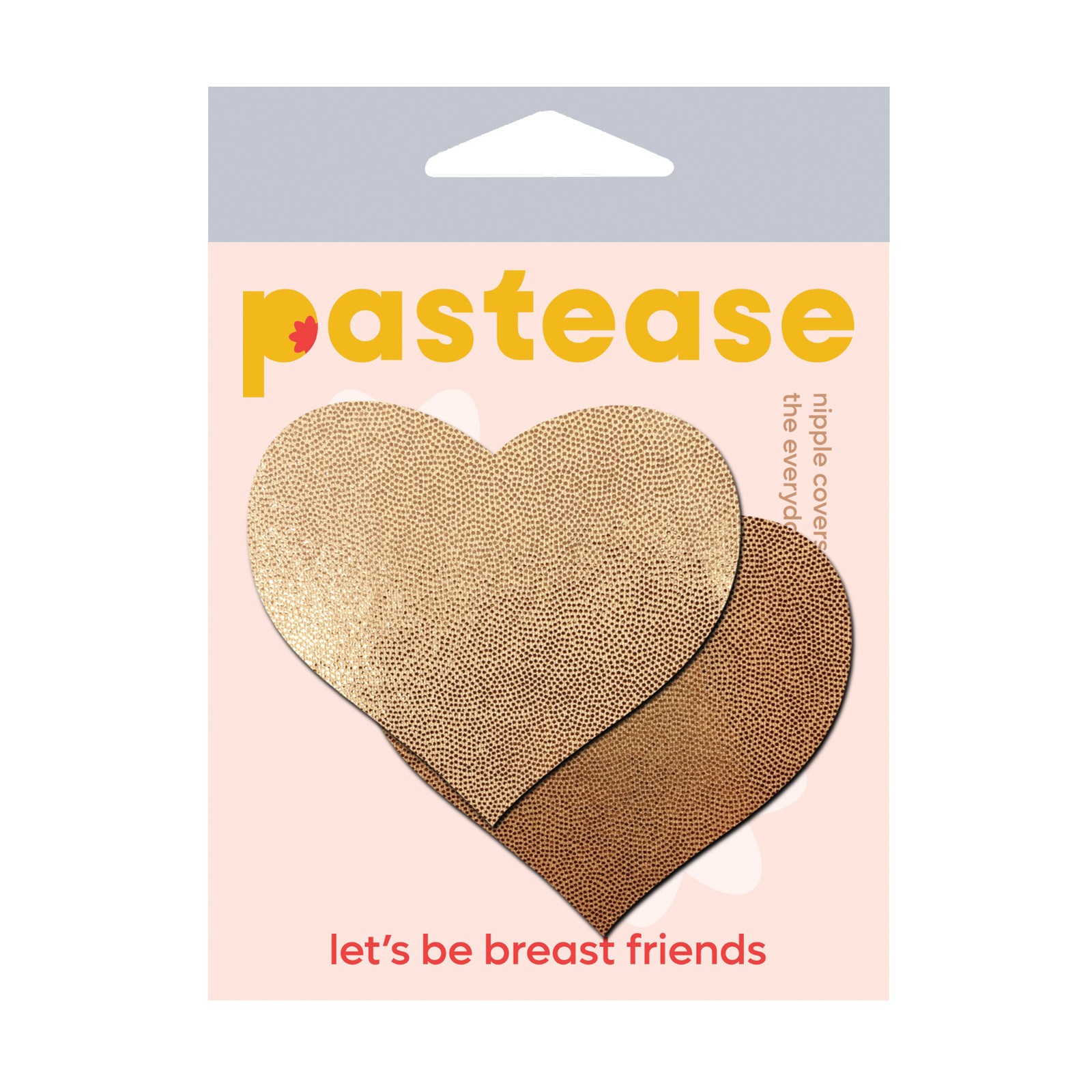 Pastease Liquid Heart Nipple Pasties - Rose Gold