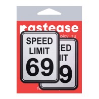 Pastease Premium Speed Limit 69 Nipple Pasties for Bold Fashion