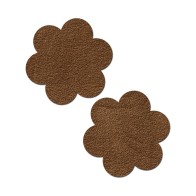 Pastease Basic Daisy Nipple Covers Brown OS