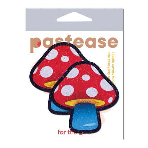 Pastease Colorful Shroom Nipple Pasties Multi Color