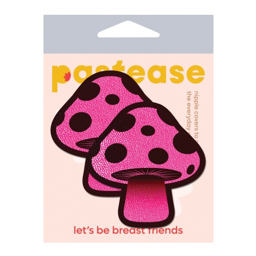 Pastease Premium Neon Pink Mushroom Nipple Pasties