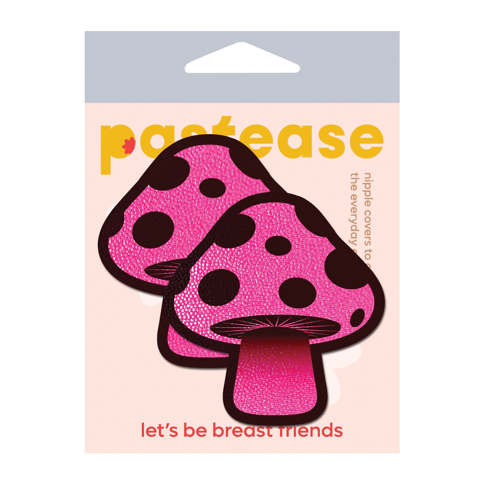 Pastease Premium Neon Pink Mushroom Nipple Pasties