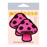 Pastease Premium Neon Pink Mushroom Nipple Pasties